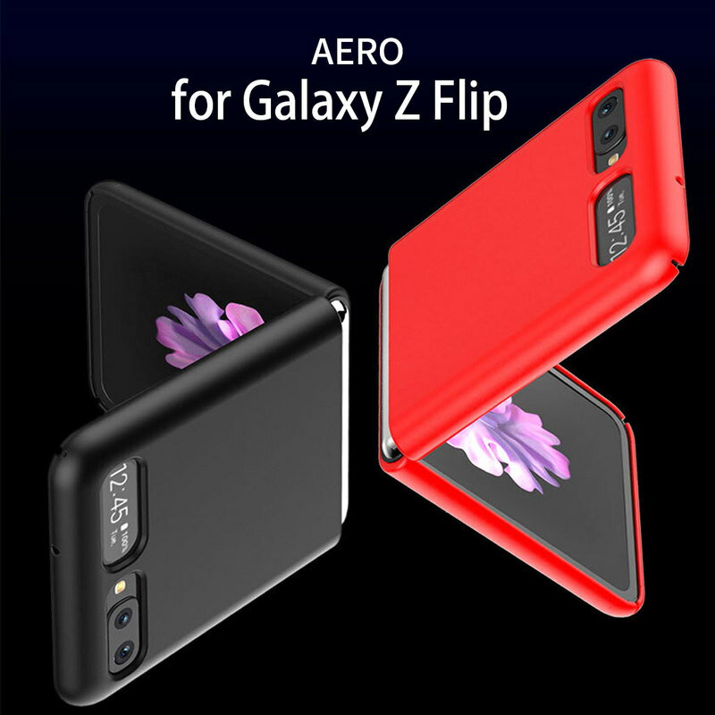 乐天商城 - Galaxy Z Flip SCV47 | Flip 5G SCG04 ケース カバー araree Aero （アラリー エアロ） | ギャラクシー z フリップ ストラップホール付き 本体カバー 背面カバー 軽量 おしゃれ シンプル スリム ブラック レッド