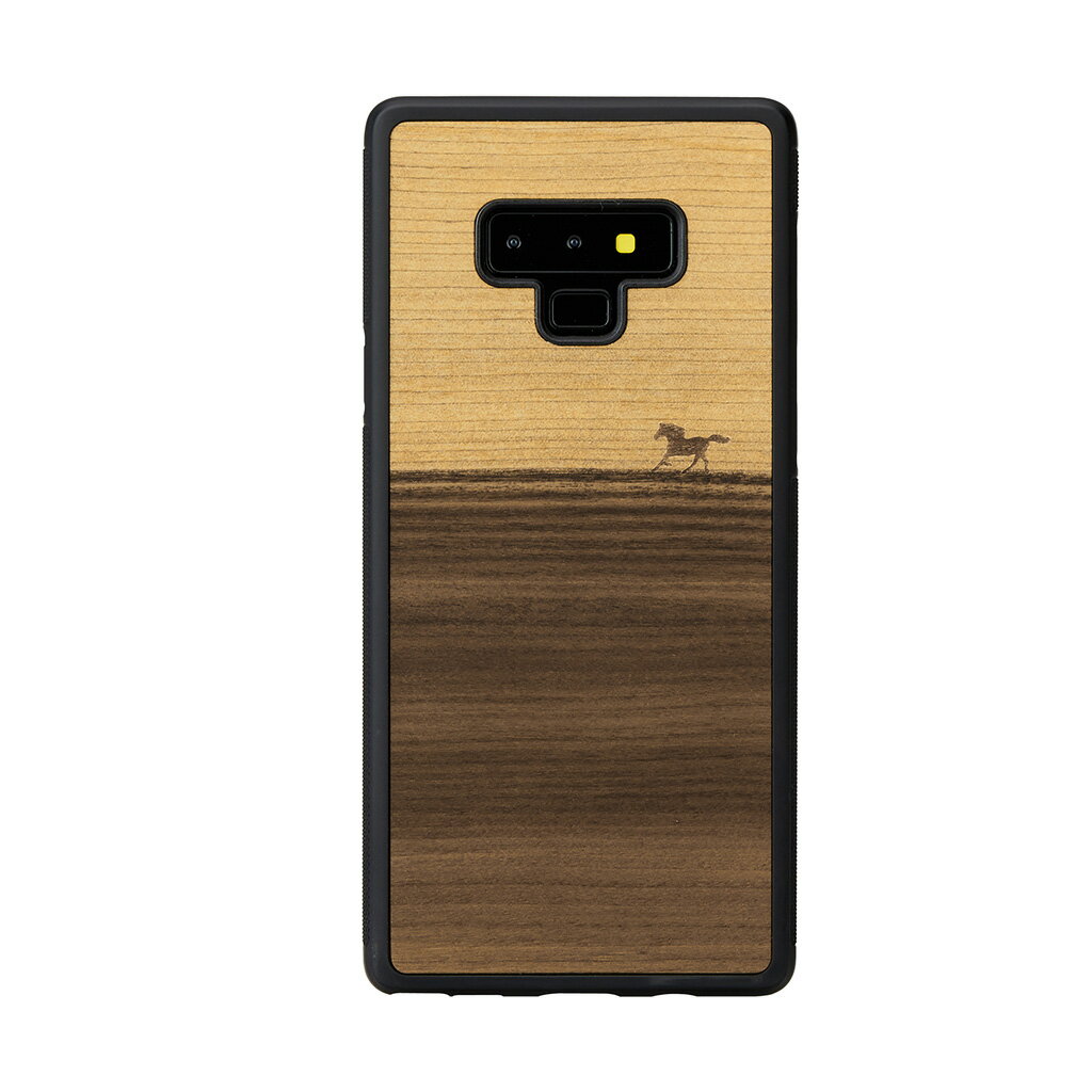 マンアンドウッド スマホケース メンズ Galaxy Note9 ケース 天然木 Man&Wood Mustang（マンアンドウッド ムスタング）ギャラクシー ノートナイン カバー 木製 SC-01L SCV40