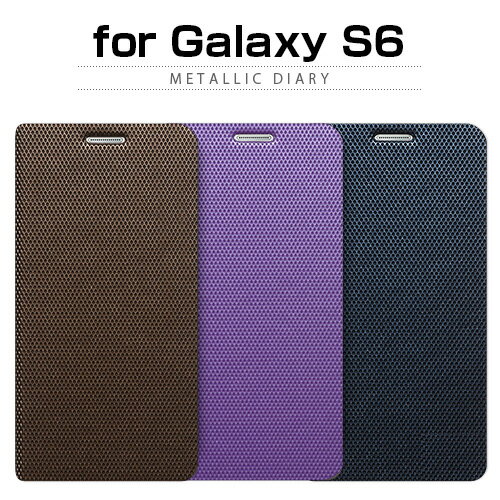 Galaxy S6 ケース　Zenus Metallic Diary(ゼヌス メタリックダイアリー) 手帳型,ブックタイプ,フリップ,カード収納,galaxy 6,ギャラクシー6,galaxy s6 カバー,ギャラクシー s6 カバー