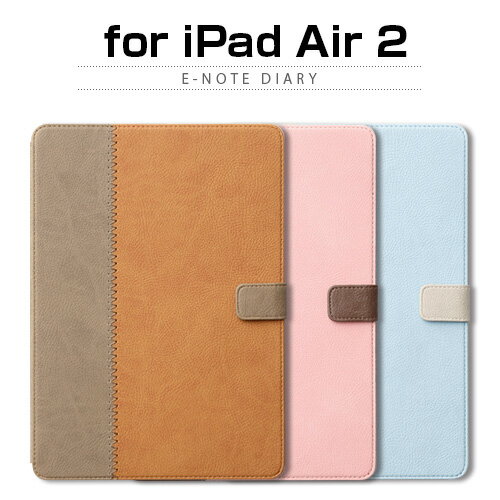 iPad Air 2 ケース　ZENUS E-Note Diary(ゼヌス イーノートダイアリー) iPad air2 カバー,ipad 第6世代,革,アイパッド・エア2 ケース,..