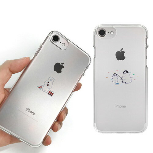 【訳あり アウトレット】iPhone 8 / 7ケース Dparks ソフトクリアケース ミニ動物（ディーパークス）アイフォン カバー 4.7インチ アイフォン8 ソフトケース