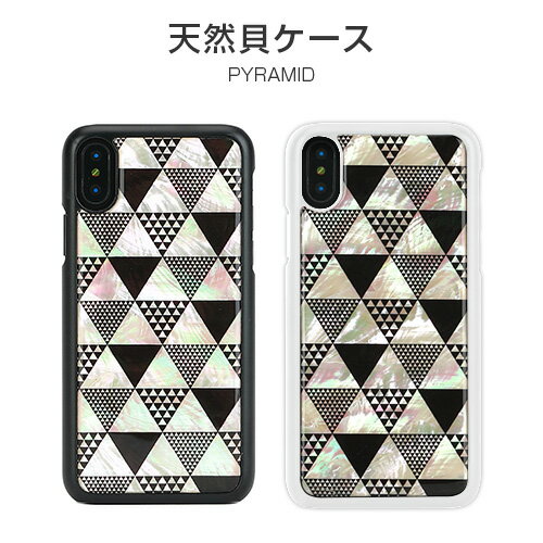 乐天商城 - iPhone XS / X ケース 天然貝 ikins Pyramid（アイキンス ピラミッド）アイフォン カバー 貝殻 iphone ケース