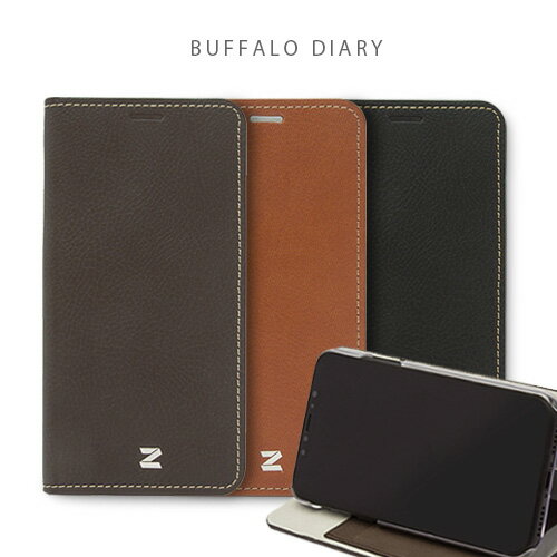  iPhone XS / X ケース ZENUS Buffalo Diary 手帳型 （ゼヌス バッファローダイアリー）アイフォン カバー