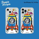 iPhone14 14Pro ケース クリア カバー BOOGIE WOOGI オーロラケース Kitty Rocket | キティロケット iPhone14Pro アイフォン14 アイフォン 透明 ホログラム クリアケース 背面カバー TPU 耐衝撃 キャラクター かわいい スリム ワイヤレス充電