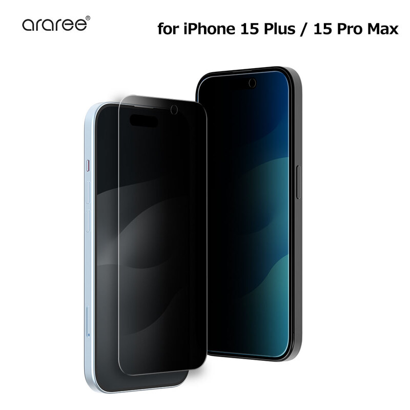 iPhone15plus�� �����ե���15�ץ��ޥå��� iPhone 15 Pro Max / 15 Plus �����ݸ� �ǥ����ץ쥤�ݸ� �ץ饤�Х��� �������ɻ� 9H araree �Τ������ɻ� �������饹�ե���� CORE ���� �ݸ�ե���� ����꡼
