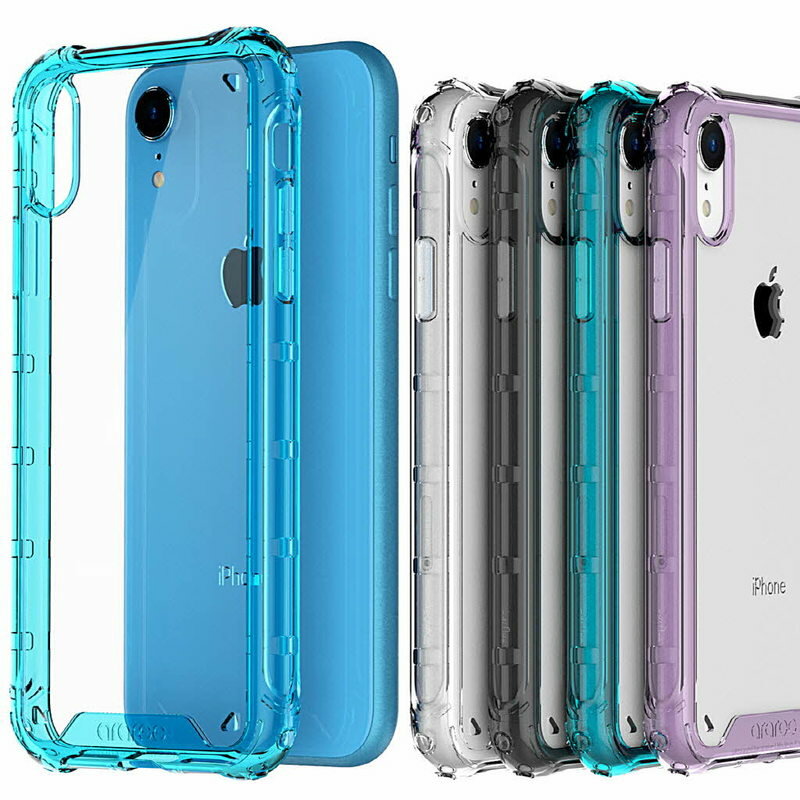 乐天商城 - iPhone XR ケースararee Duple（アラリー デュープル）アイフォン カバー クッションで衝撃吸収 背面クリア バンパー風