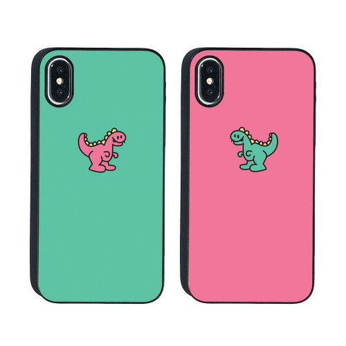 樂天商城 - iPhone XS / X ケース Dparks ブラックケース ミニザウルス（ディーパークス）アイフォン カバー