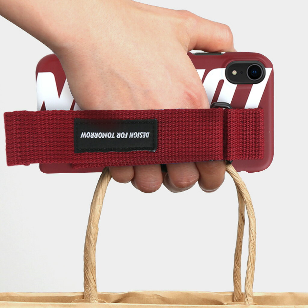 樂天商城 - iPhone XR ケースDesign Skin GRAFT STRAP（デザインスキン グラフトストラップ）アイフォン カバー ハンドストラップ付き
