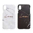 iPhone XS / X ケース iPhone XS Max ケース iPhone XR ケースHappymori Marble love Bar（ハッピーモリ マーブルラブ バー）アイフォン カバー