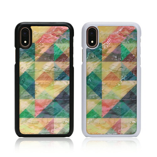 樂天商城 - 【訳あり アウトレット】 iPhone XR ケース天然貝 ikins Mosaic（アイキンス モザイク）アイフォン カバー