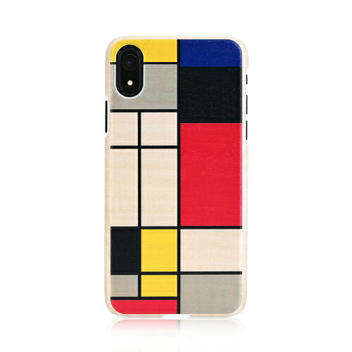 Rakuten - iPhone XR ケース天然木 Man&Wood Mondrian Wood（マンアンドウッド モンドリアンウッド）アイフォン カバー 木製