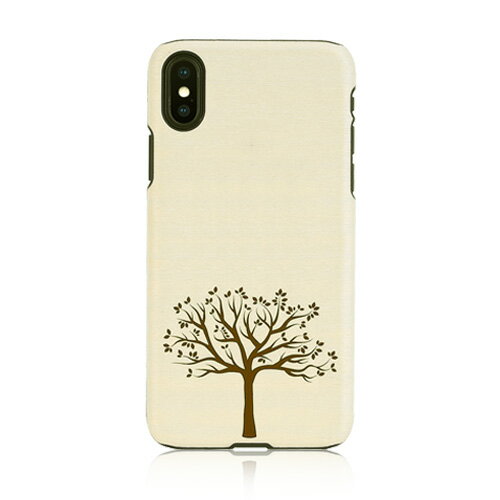 樂天商城 - iPhone XS Max ケース天然木 Man&Wood Apple tree（マンアンドウッド アップルツリー）アイフォン カバー 木製