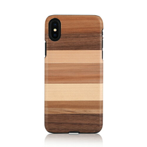 マンアンドウッド スマホケース メンズ iPhone XS Max ケース天然木 Man&Wood Sabbia（マンアンドウッド サッビア）アイフォン カバー 木製