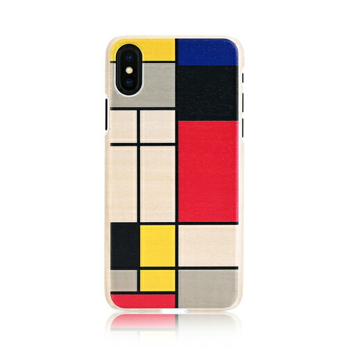 Rakuten - iPhone XS Max ケース天然木 Man&Wood Mondrian Wood（マンアンドウッド モンドリアンウッド）アイフォン カバー 木製