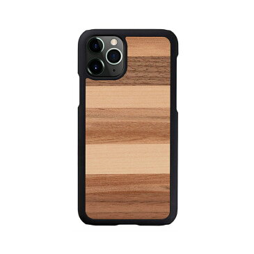 2019年発売 新型 iPhone 11 Pro ケース 天然木 Man&Wood Sabbia（マンアンドウッド サッビア）5.8インチ アイフォン 背面 カバー スマホケース 木製