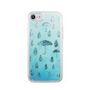 iphoneSE 第2世代 se2 ケース iPhone 8/7ケース icover Sparkle case Raining day（アイカバー スパークルケース レイニングデー）キラキラ ラメ 流れる グリッター 動く アイフォン カバー 4.7インチ