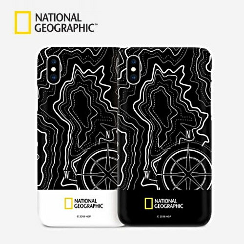 y󂠂 AEgbgz iPhone SE (3) P[X Jo[ National Geographic Topography Case Double Protective [iPhone SE3/SE2/11 Pro/11/XS/X/8 Plus/7Plus/8/7]