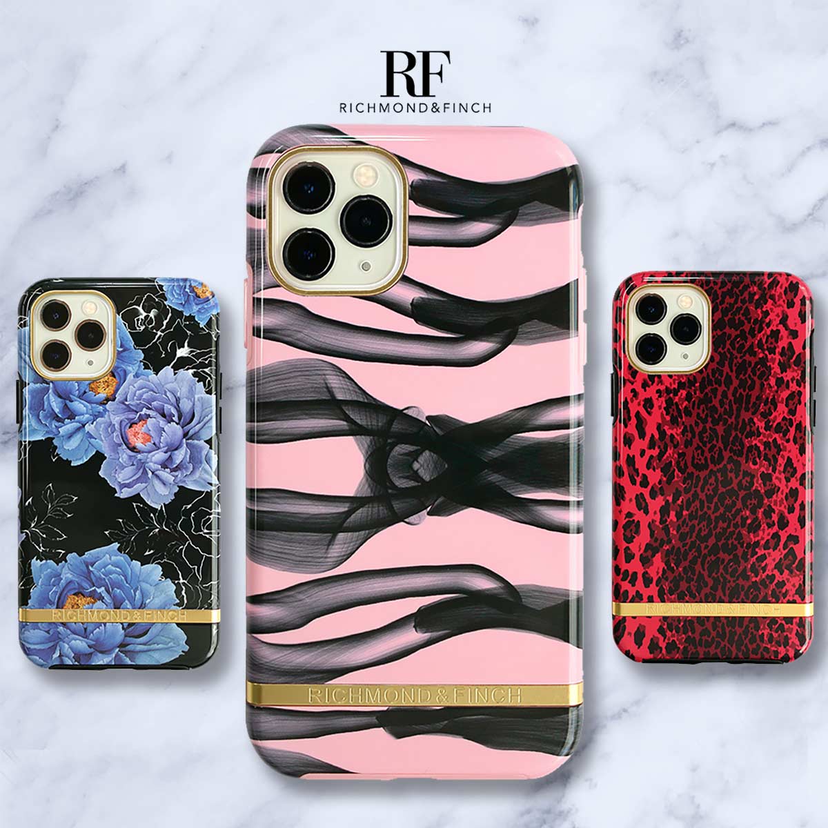  iPhone11 11Pro ケース カバー Richmond & Finch FASHION CASE | ブランドケース 背面カバー アイフォン 11 11プロ スリム ファッション 衝撃吸収 おしゃれ お洒落 かっこいい 花柄 豹柄 レオパード ワイヤレス充電対応