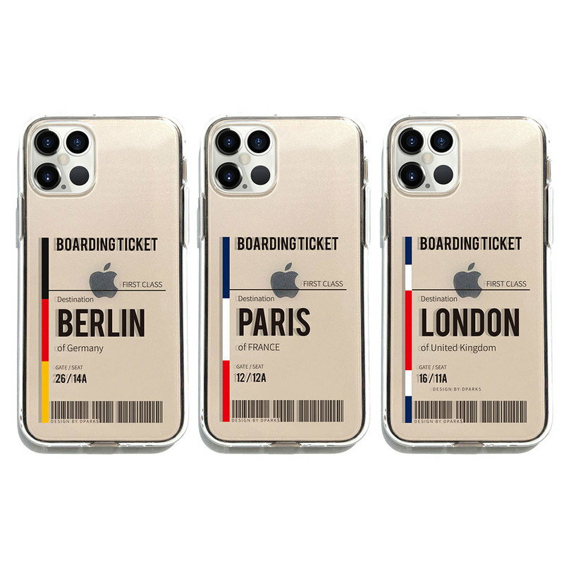 乐天商城 - iphone 12 pro max カバー Dparks ソフトクリアケース City 可愛い 背面 かわいい キャラクター 透明 ロゴ 旅行 都市 パリー ロンドン ベルリン 韓国 おもしろ ブランド 人気 ギフト おすすめ