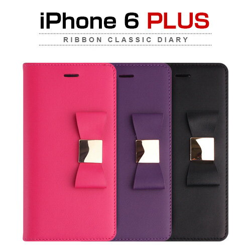 y󂠂 AEgbgz iPhone6s Plus/6 Plus P[X LAYBLOCK Ribbon Classic Diaryi{NVbN_CA[jACtH