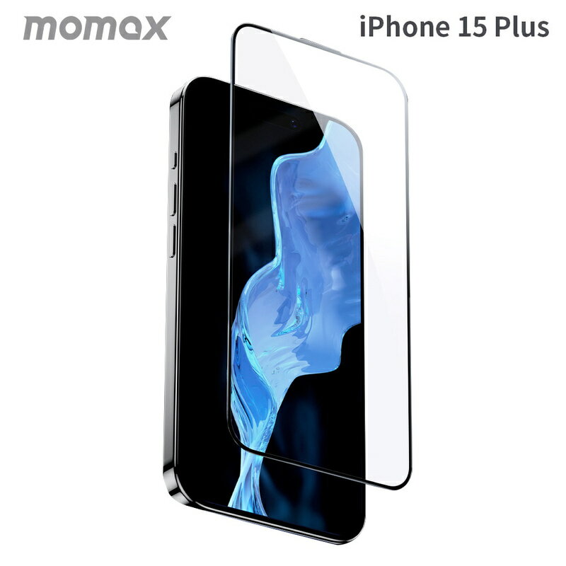 Rakuten - アイフォン15プラス専用 iPhone 15 Plus momax GlassPro+ 強化 ガラスフィルム クリア 全面保護 ディスプレイ保護 硬度9H ガラス 指紋防止 さらさら 飛散防止 安心 透明感 画面 保護フィルム モーマックス