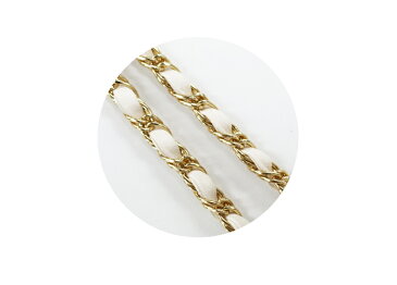 ストラップ abbi Leather Chain Long Strap(アビィ レザーチェーン ロングストラップ)125cm 斜め掛けタイプ ネックストラップ ロングサイズ チェーン ストラップ レザー アクセサリー アイボリー ネイビー スマホアクセサリー 落下防止
