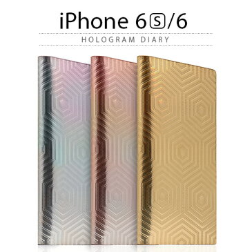 【訳あり アウトレット】iPhone6s ケース 手帳型 SLG Design Hologram Diary（エスエルジーデザイン ホログラムダイアリー）アイフォン iPhone6