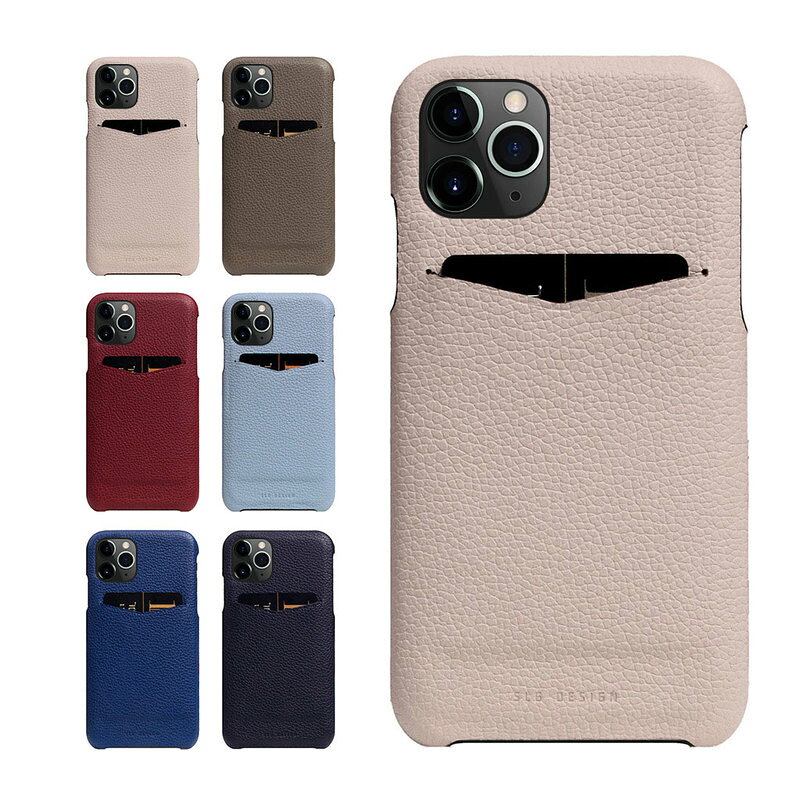 乐天商城 - iPhone 11 Pro ケース 背面ケース 本革 SLG Design D8 Full Grain Leather Back Case フルグレインレザー パステル カラー 9色