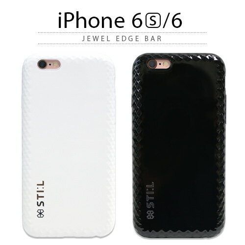 iPhone6s ケース STI:L JEWEL EDGE Bar スティール ジュエルエッジバー 黒 白 ブラック ホワイト シンプル スマホケース iPhone6s iPhone6sPlus iPhoneカバー おしゃれ 人気 通販 かわいい 可…