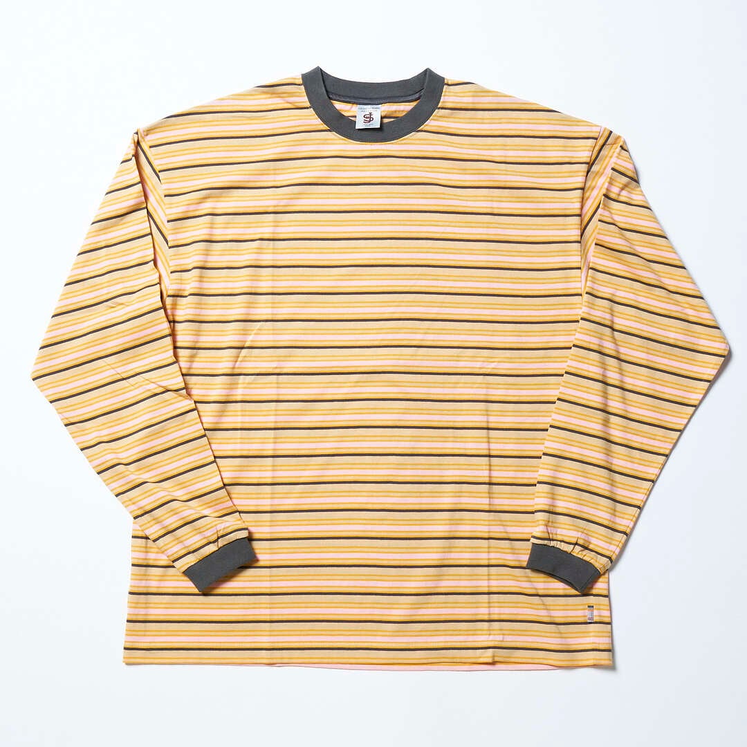 ジャクソンマティス（JACKSON MATISSE) Long Sleeve BORDER Tee ベージュ M/L/XLサイズ