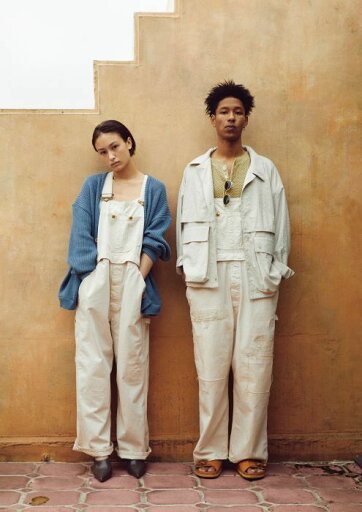 Chah Chah(チャーチャー)×Lee (リー) CHAHCHAH×LEE 2WAY OVERSIZED OVERALLS - IVORY(メンズ)S/M/Lサイズ