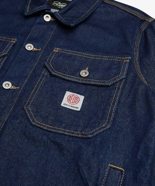 Deus Ex Machina(デウス エクス マキナ) KANAN WORK JACKET　DRY INDIGO（メンズ）S/M/Lサイズ
