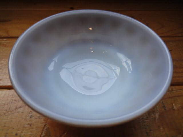 ■ファイヤーキング（FIRE KING)■キンバリー　シリアルボウル■茶・黄■1960年〜1976年製造■O-042