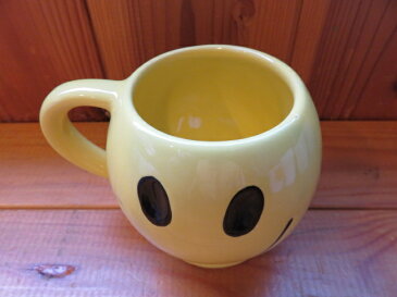 ■マッコイ（McCOY)■Happy Face Mug Cup■イエロー■1970年以降製造