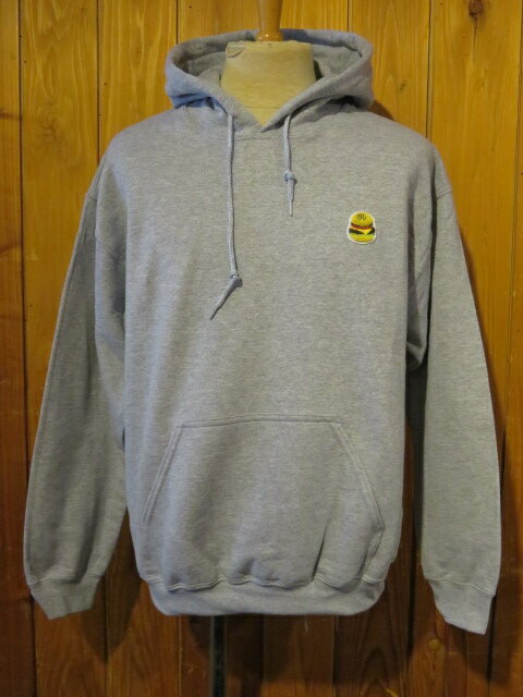 ■ハンバーガーフーディ　HUMBUGER HOODIE■グレー■（メンズ）M/Lサイズ