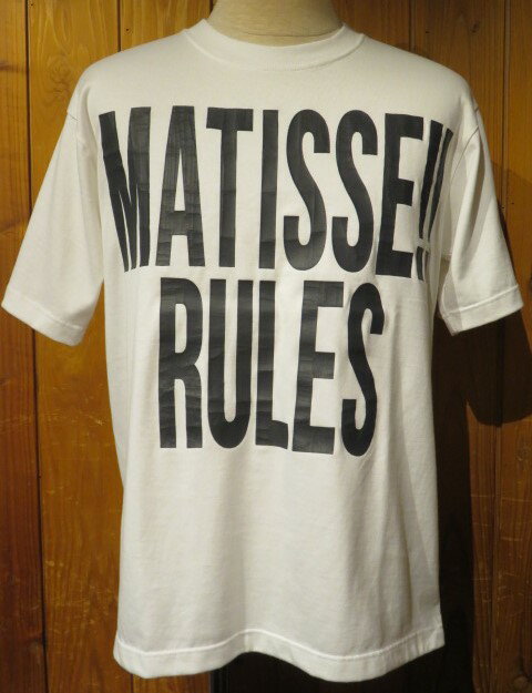 Rakuten - ジャクソンマティス（JACKSON MATISSE) MATISSE!! RULES Tee ホワイト M/Lサイズ