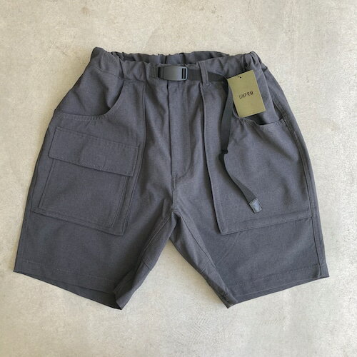 Rakuten - 【UNFRM OUTDOOR STANDARD / ユニフォーム アウトドア スタンダード】SOLOTEX MELANGE 4WAY STRETCH 4/10 BUSH PANTS /チャコール