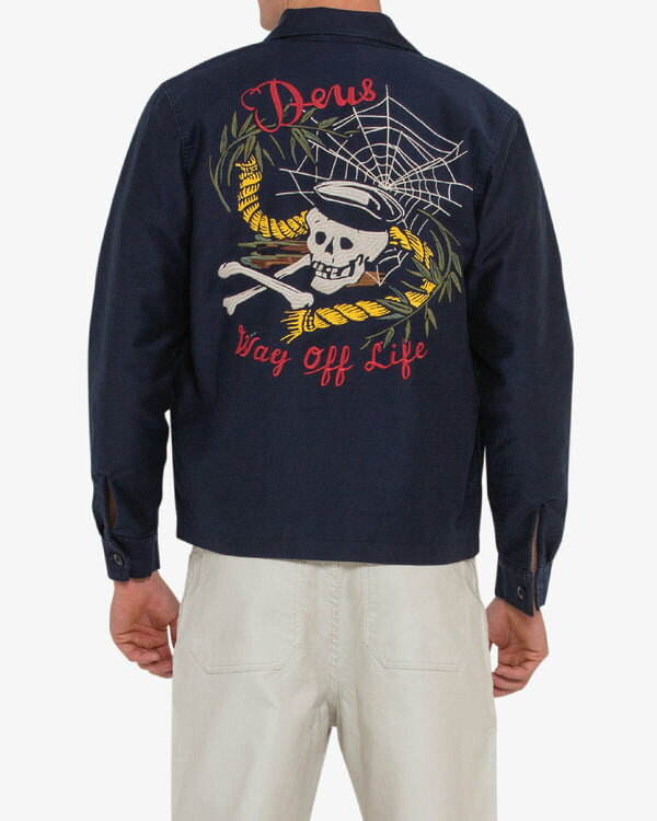 Deus Ex Machina(デウス エクス マキナ) VOODOO SOUVENIR JACKET / NAVY(メンズ)S/M/Lサイズ