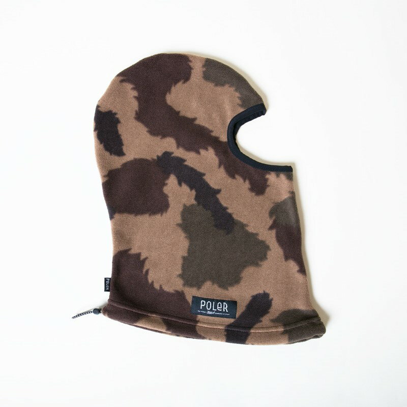 （POLeR/ポーラー）×（TURN ME ON/ターンミーオン） FLEECE BALACLAVA バラクラバ　迷彩 CAMO