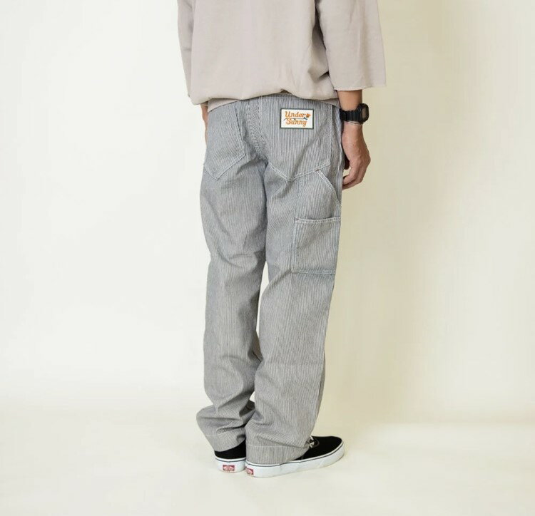 TURN ME ON（ターンミーオン) ワイドペインターパンツ (HICKORY) (MENS) M/L/XLサイズ