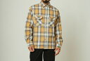 (BIG MIKE/ビッグマイク) Heavy Flannel Shirts / BGE×WHT(メンズ)M/L/XLサイズ