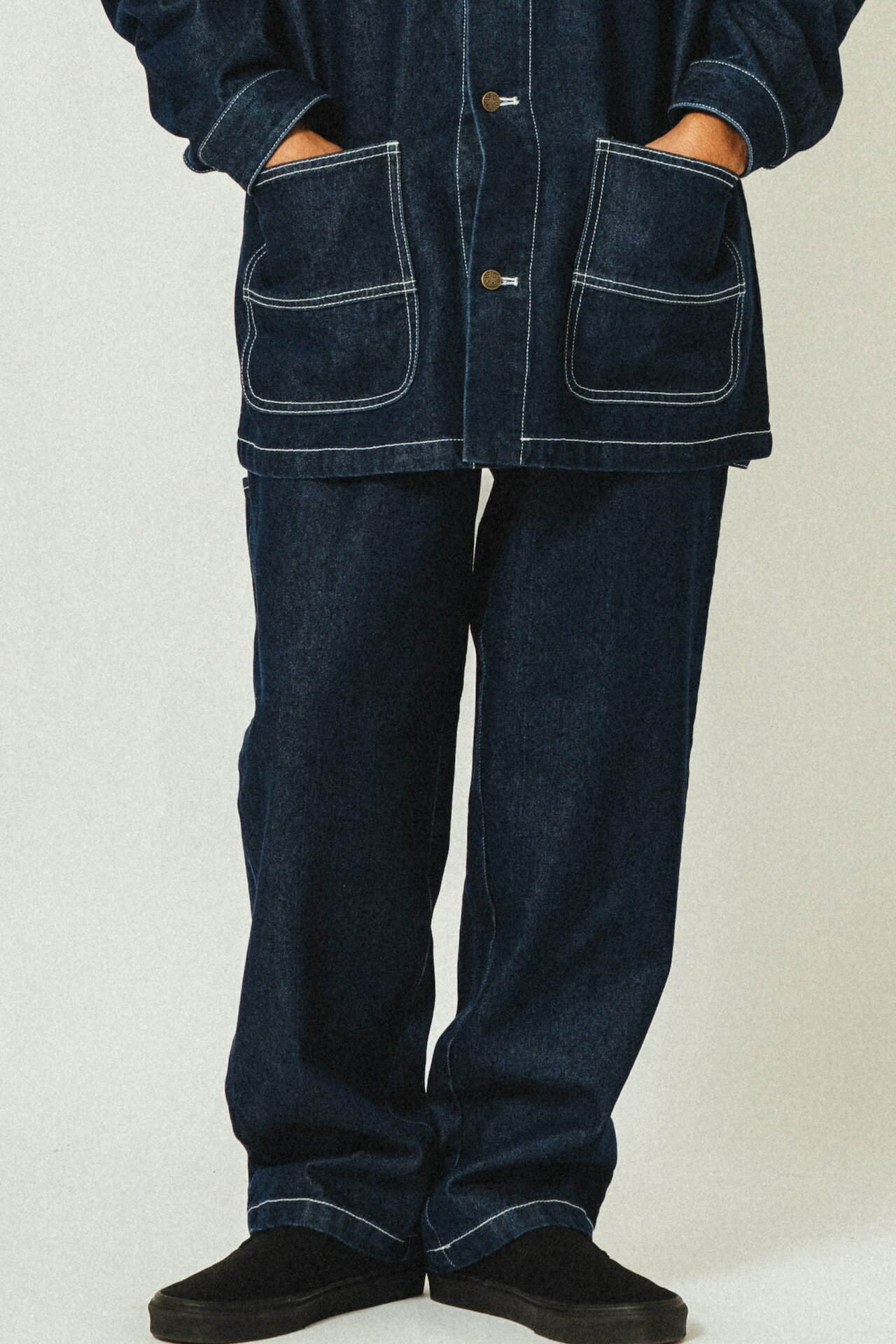 Rakuten - (BIG MIKE/ビッグマイク) Denim Painter Belt Easy Pants / D.INDIGO（メンズ）M/Lサイズ