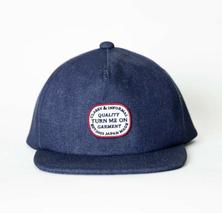 Rakuten - TURN ME ON（ターンミーオン)　ワッペンデニムCAP (INDIGO)