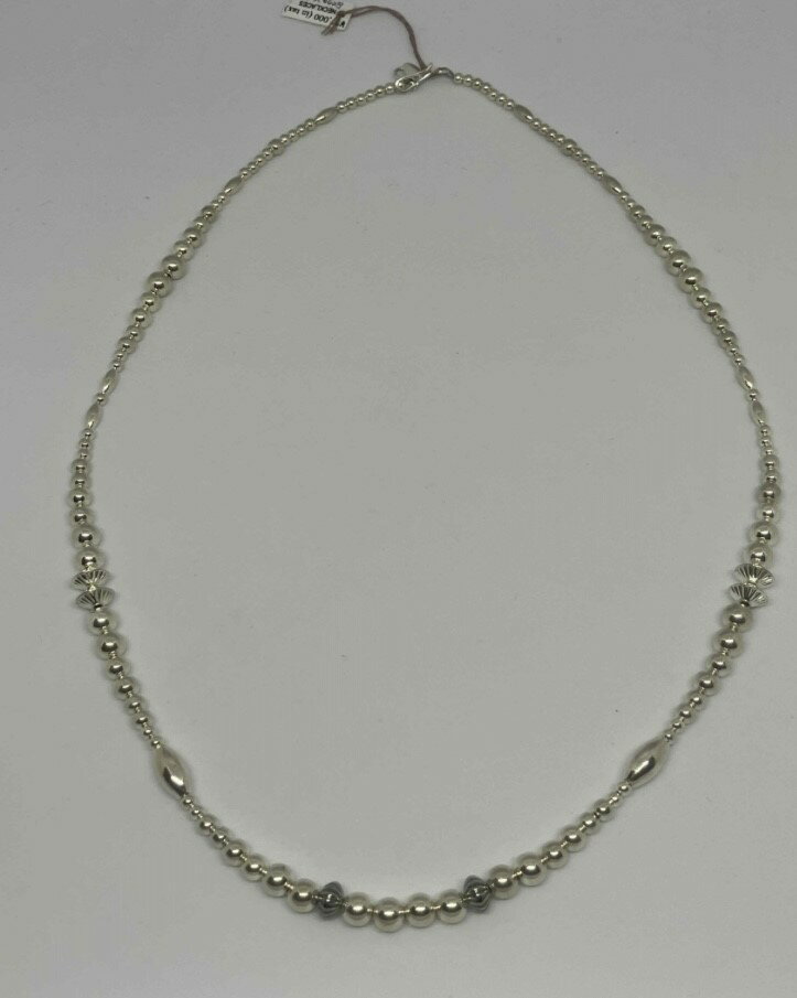 ■インディアンジュエリー■NAVAJO族（ナバホ族）■ナバホパールミックスネックレス（NAVAJO-N-016)■アリゾナ北部現地買付