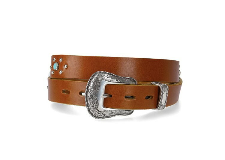 Rakuten - HTC / SD Belt #Western B TQ　ライトブラウン (サイズ36)