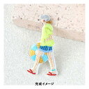 MIYUKI ビーズ刺しゅうキット おでかけブローチ ビーチ メール便/宅配便可 hca14-9
