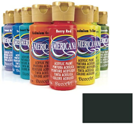 デコアート アメリカーナアクリルペイント(2oz.59ml)普通色/Black Green ブラックグリーン DA-157...