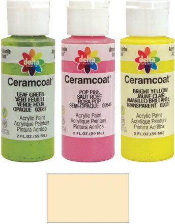トールペイント 絵具 絵の具 デルタ セラムコート(2oz.59ml)普通色/Natural Beige ナチュラルベージュ