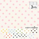 30cm以上10cm単位カット 生地 ブロード 水玉 3mm メール便/宅配便可(3)
