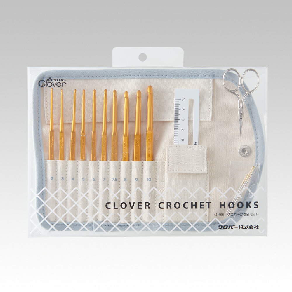 乐天商城 - クロバー かぎ針 セット 43-405